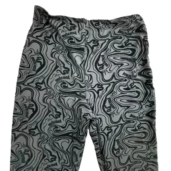 Outcast ASTRID PANT Velvet BLACK Fitted Flare, Size Large stretchy festival - Picture 6 of 13